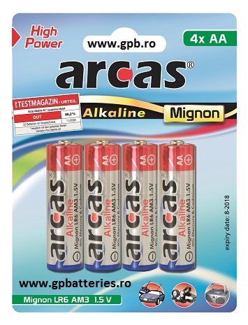 Baterie Arcas Germania AA LR6 Alcalina